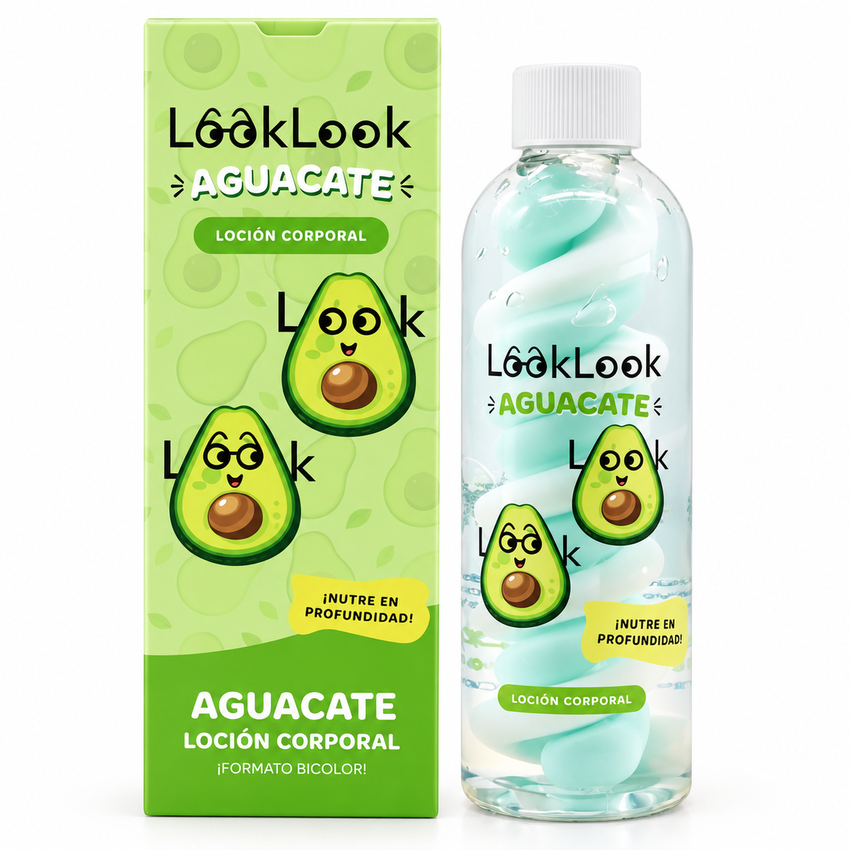 Loción corporal aguacate nutre en profundidad