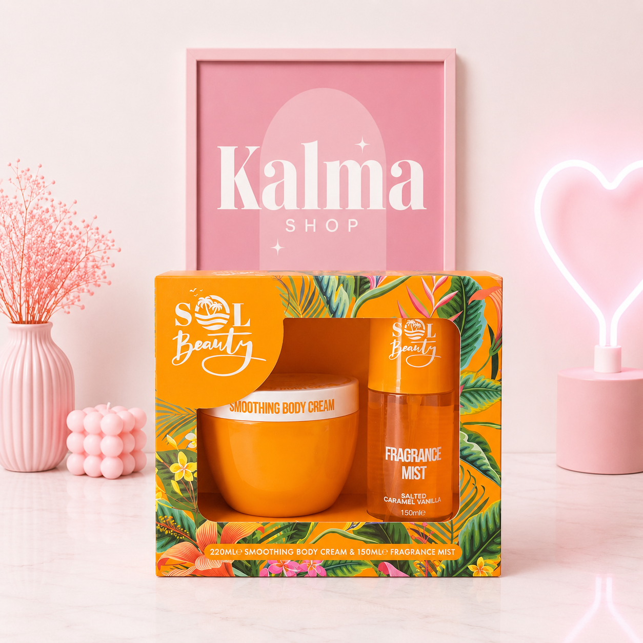 Pack crema corporal + bruma caramelo y vainilla