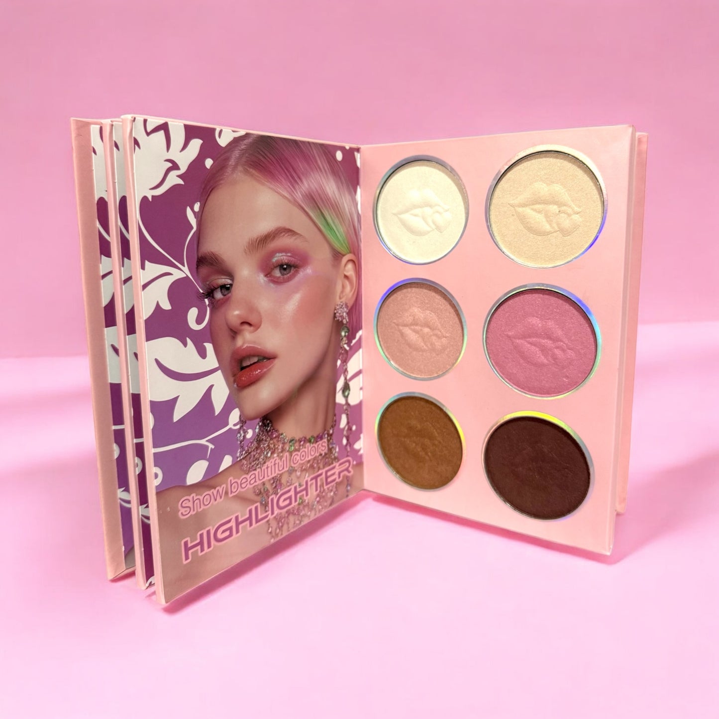 Paleta de yara ( sombras, colorete, iluminador, polvos compactos )