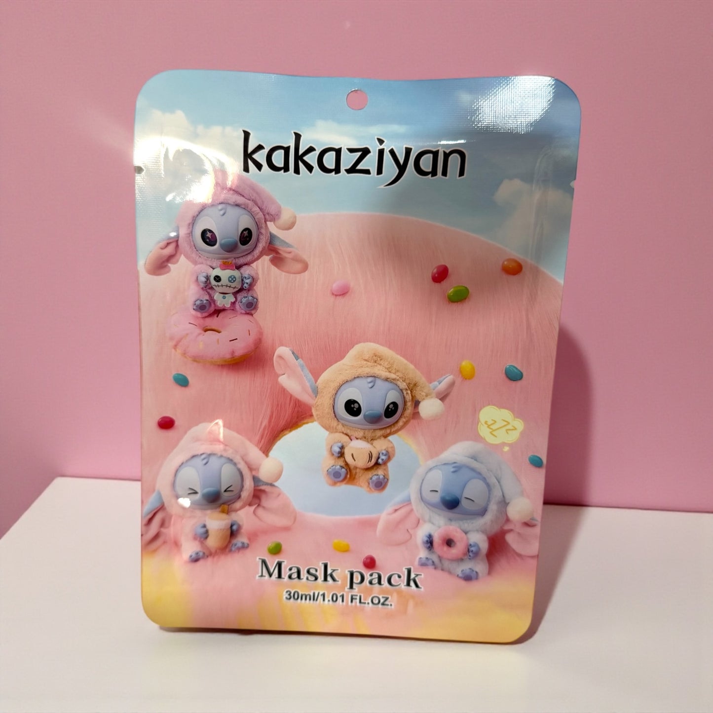 Mascarilla facial de stitch