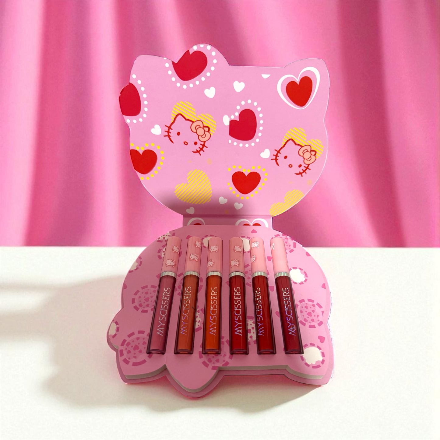 Pack 6 labiales hello kitty
