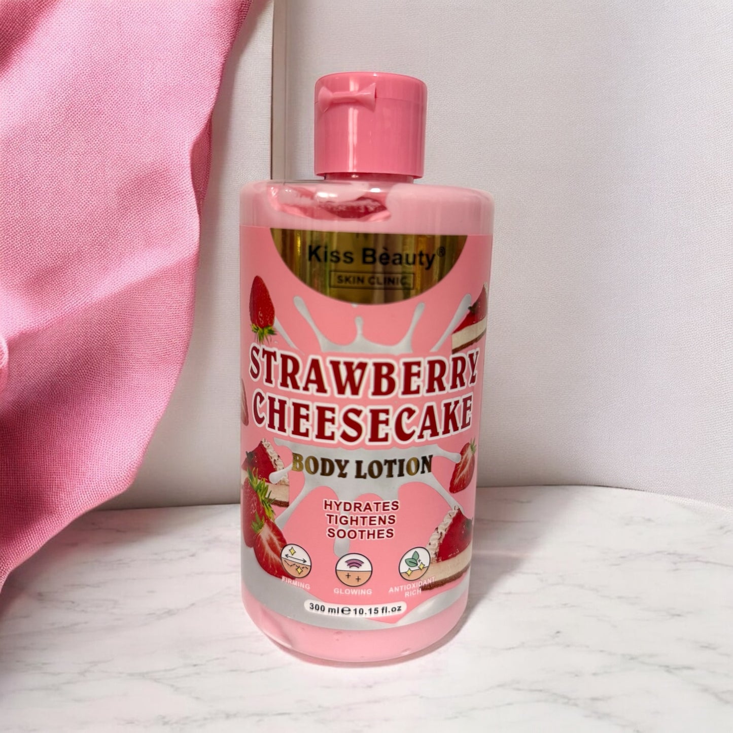 Crema corporal strawberry cheesecake