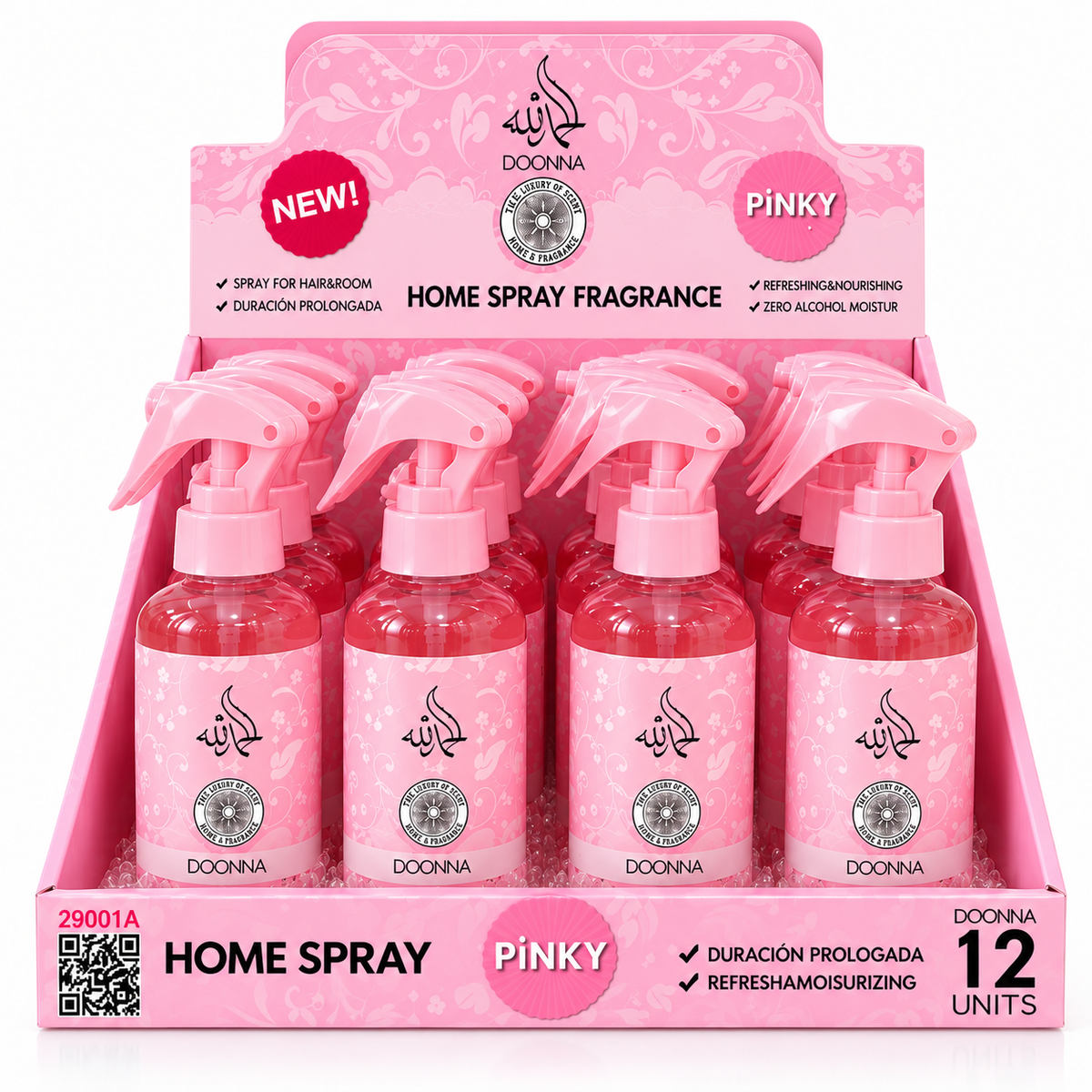 Ambientador spray arabe rosa