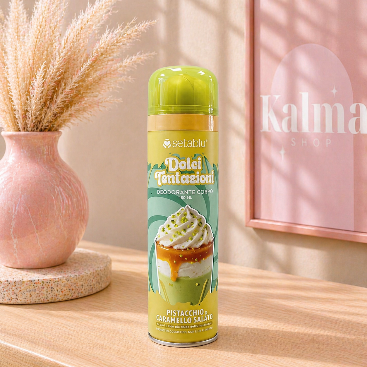 Desodorante pistacho y caramelo salado 150ml