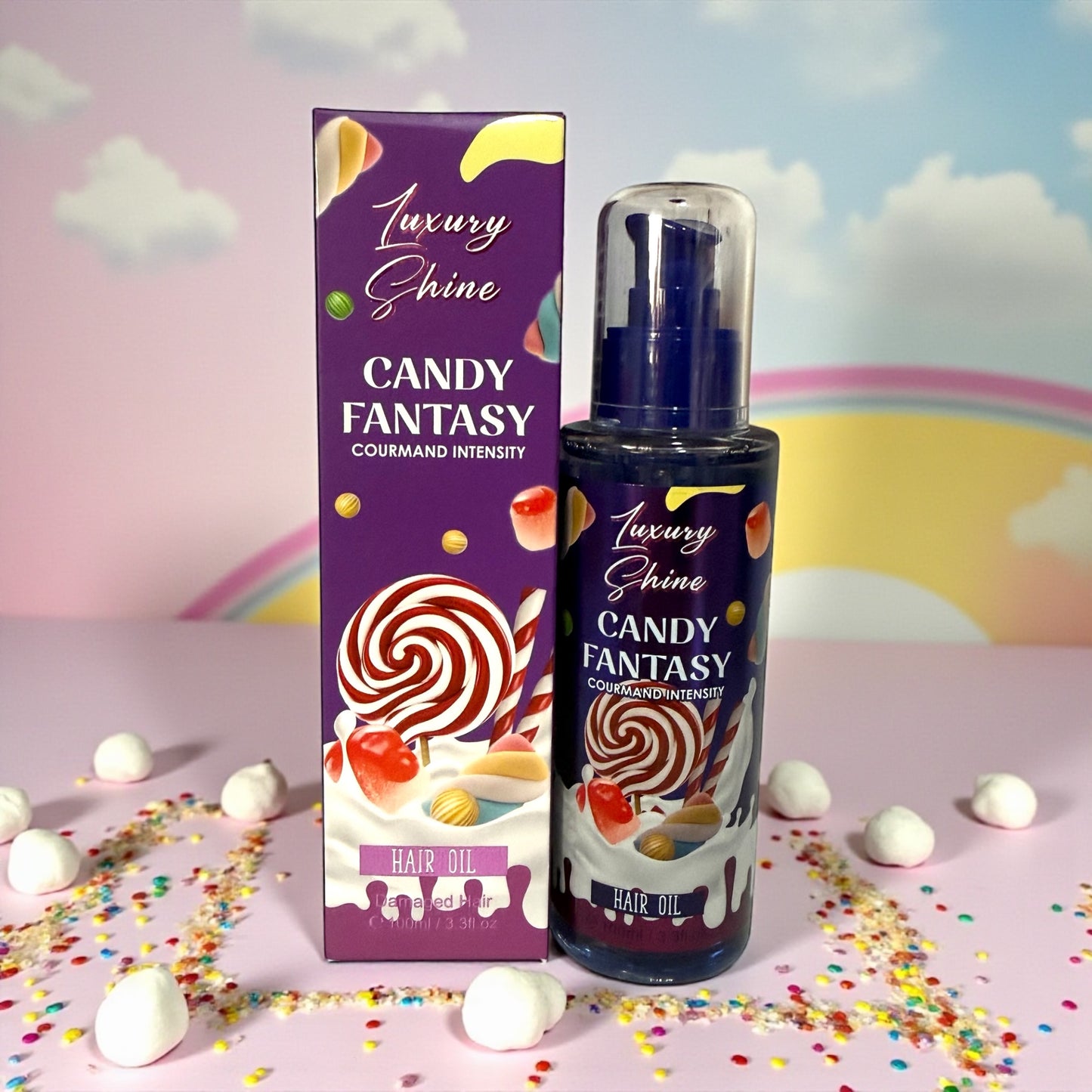 Serúm para el pelo candy fantasy ( caramelo frutas )