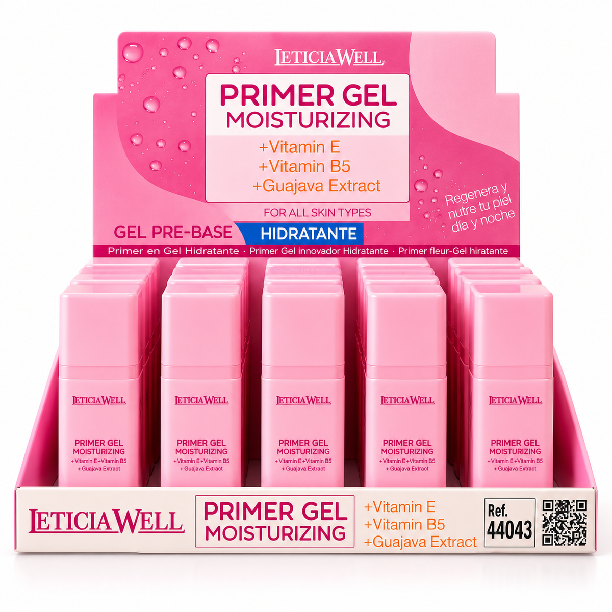 Primer gel facial (vitamina E, vitamina B5 y extracto de guayaba)