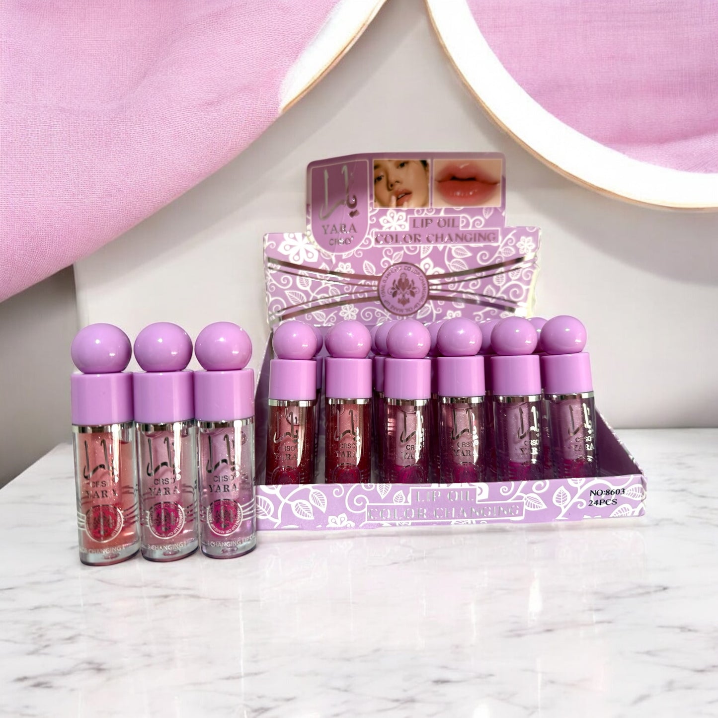 Aceite labial con color ( solo son 3 tonos )