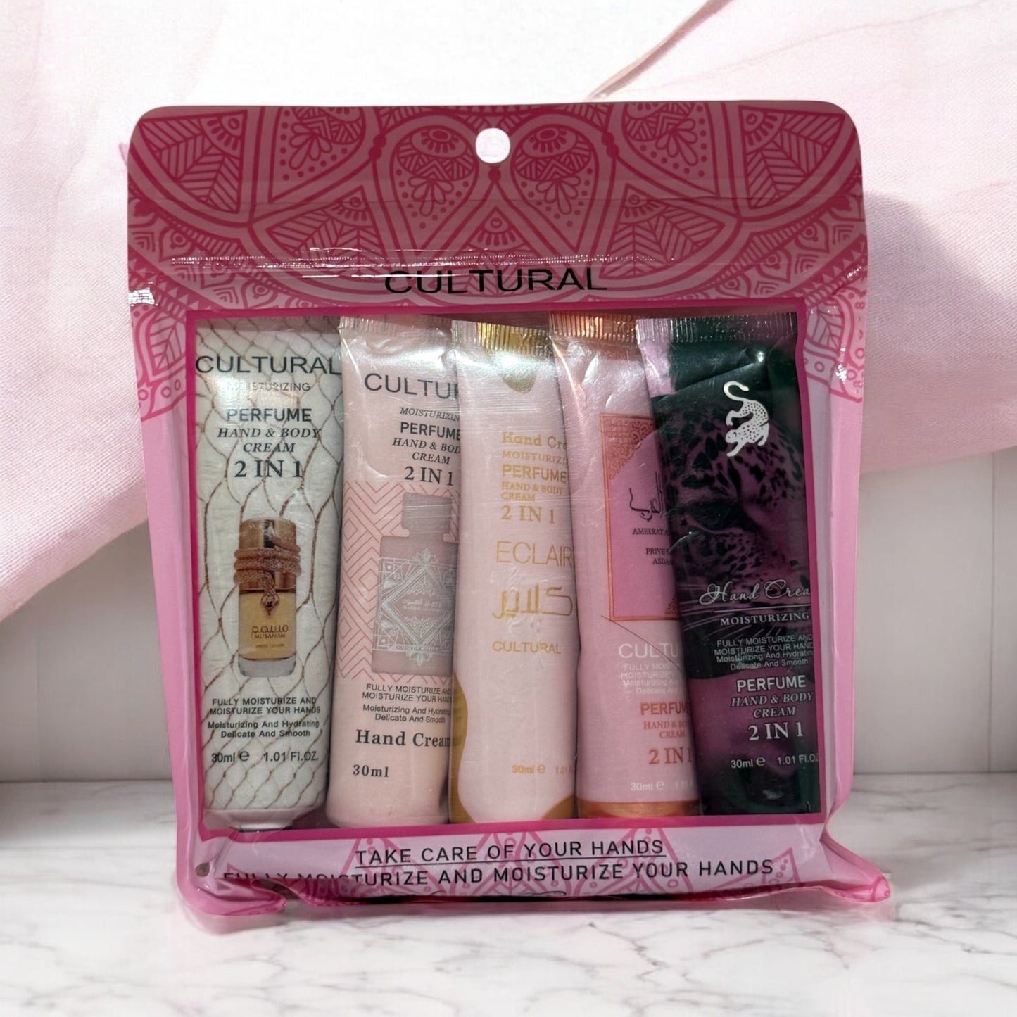 Pack 5 cremas de manos árabe