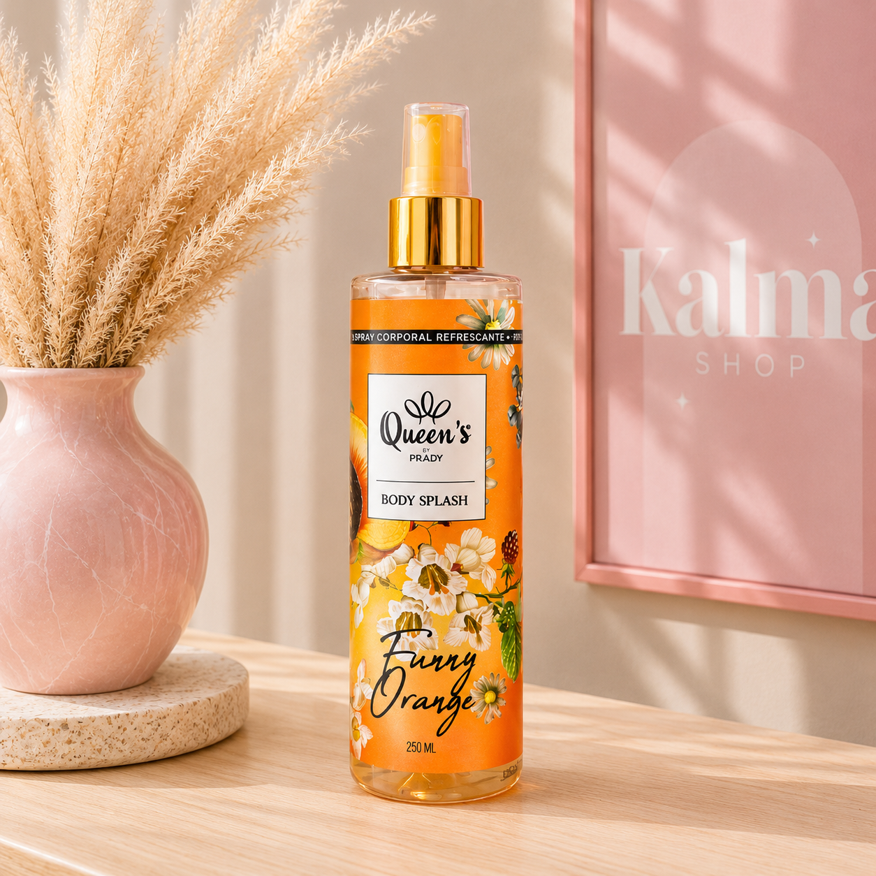 Body splash funny orange