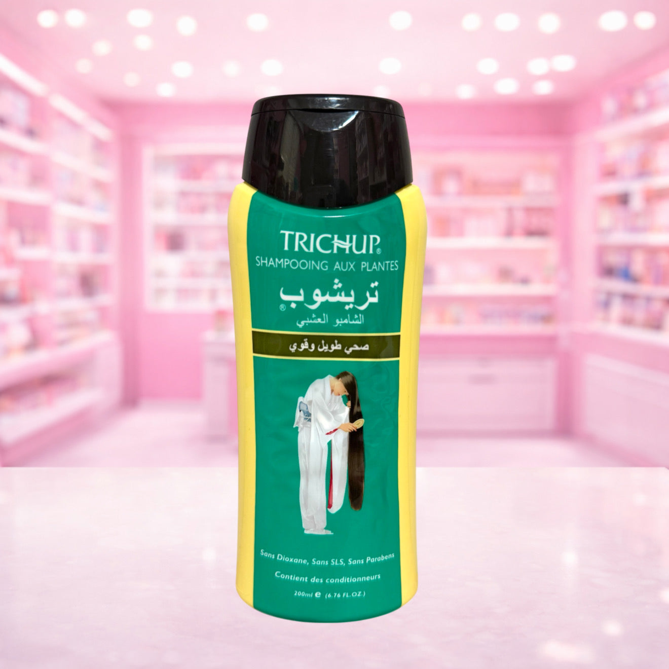 Champú crece pelo arabe