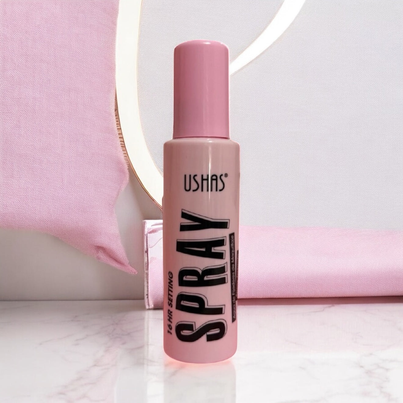 Spray fijador de maquillaje efecto matte