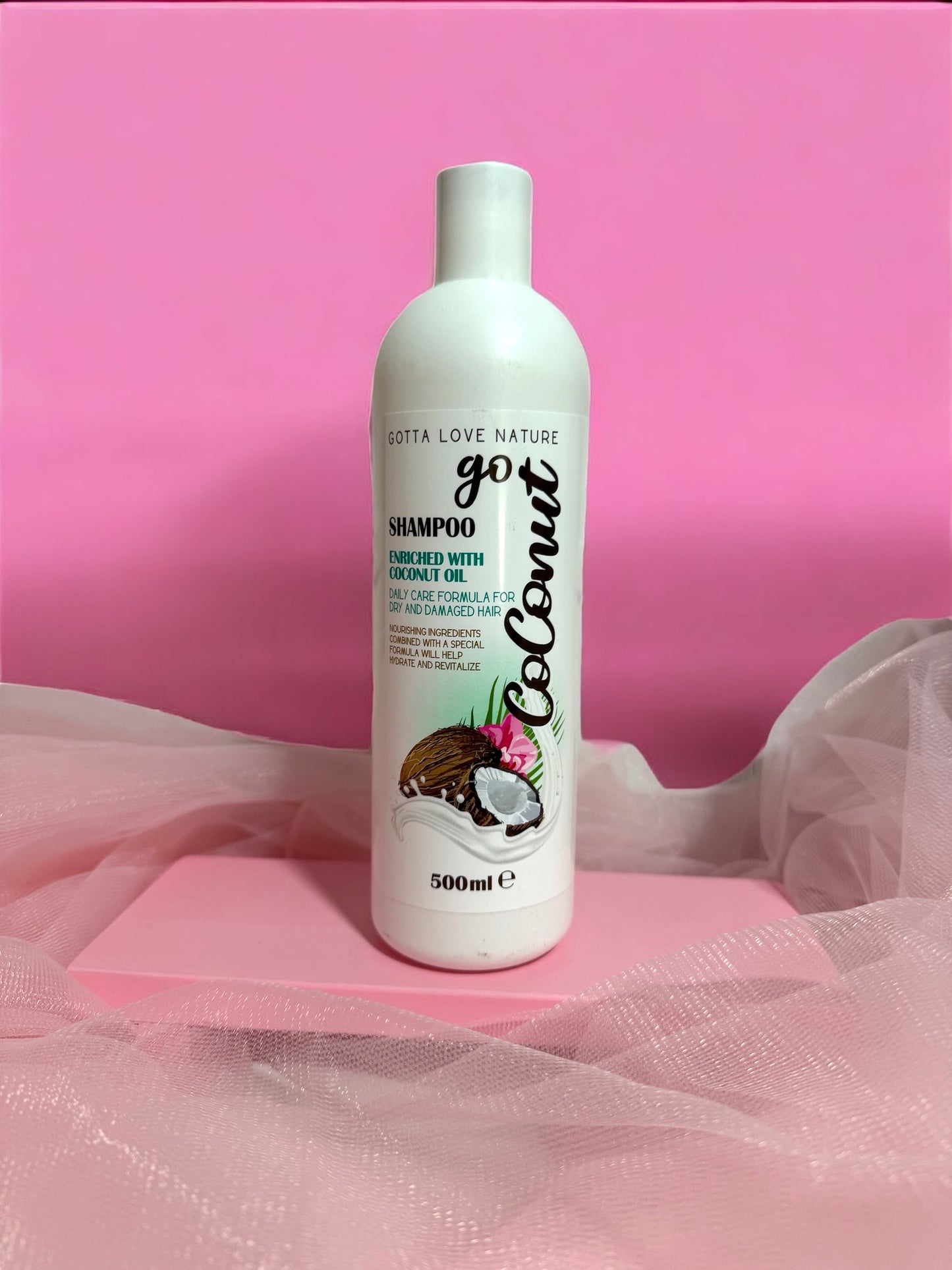 Shampoo de coco ( repara cabello seco y dañado )