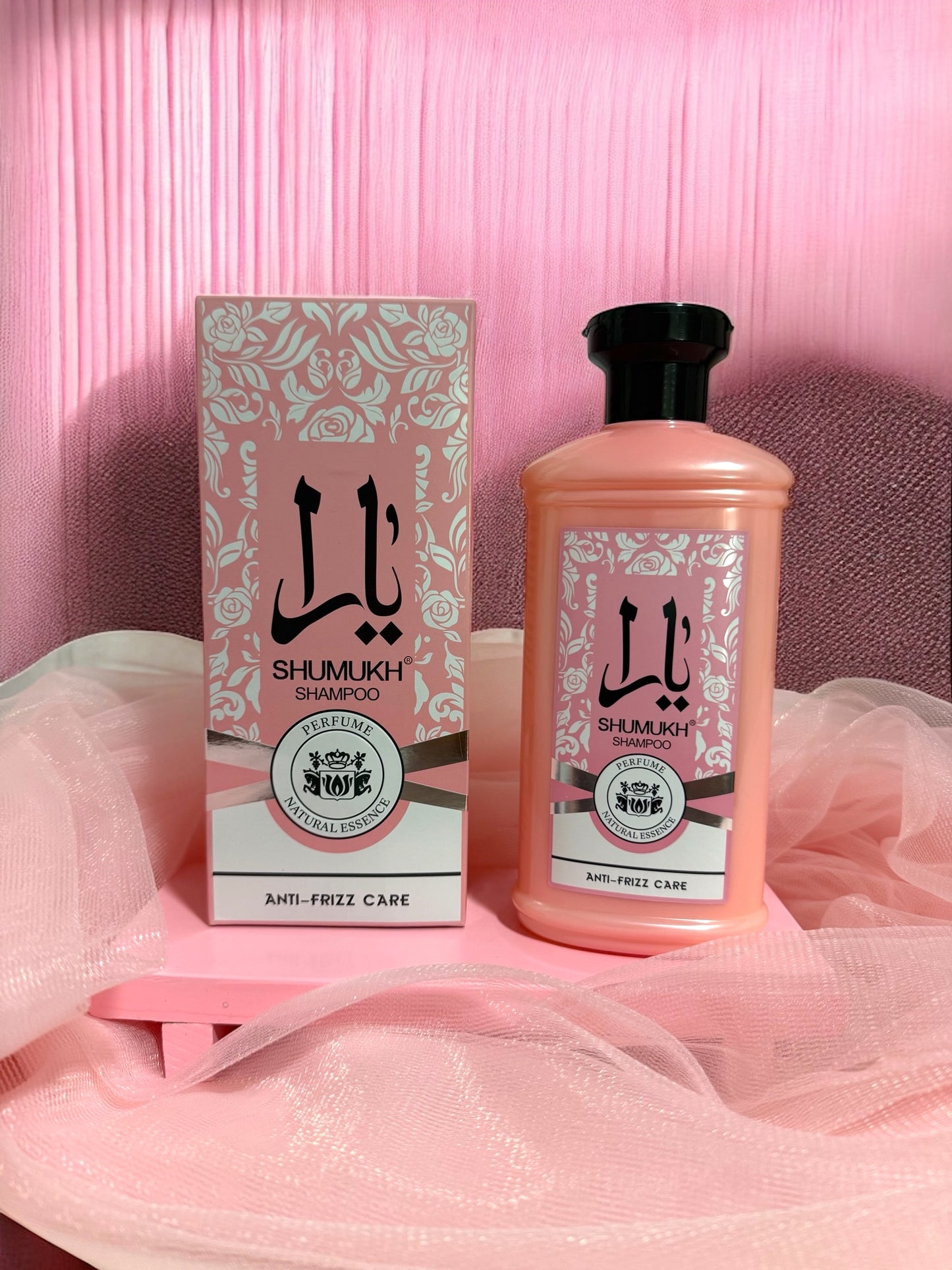 Shampoo yara rosa para el pelo anti-frizz