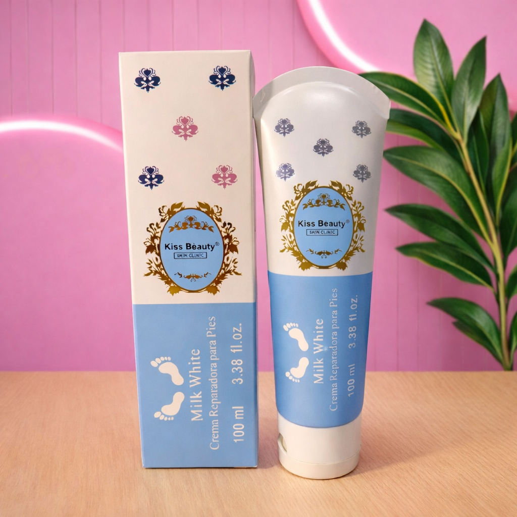 Crema reparadora para pies bianco latte