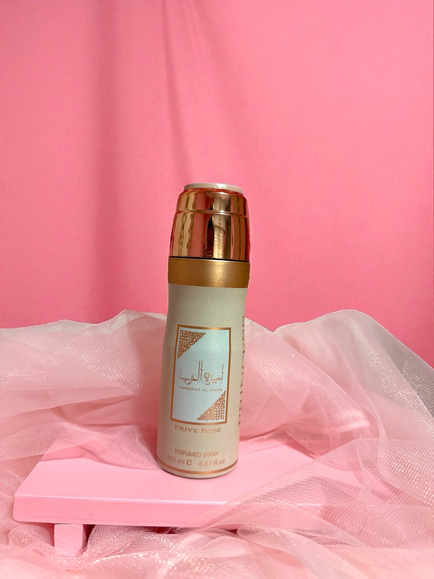 Perfume árabe en spray princesas de arabia rosa