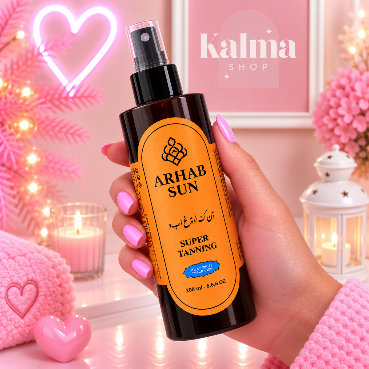 Bronceador arabe aroma bianco latte