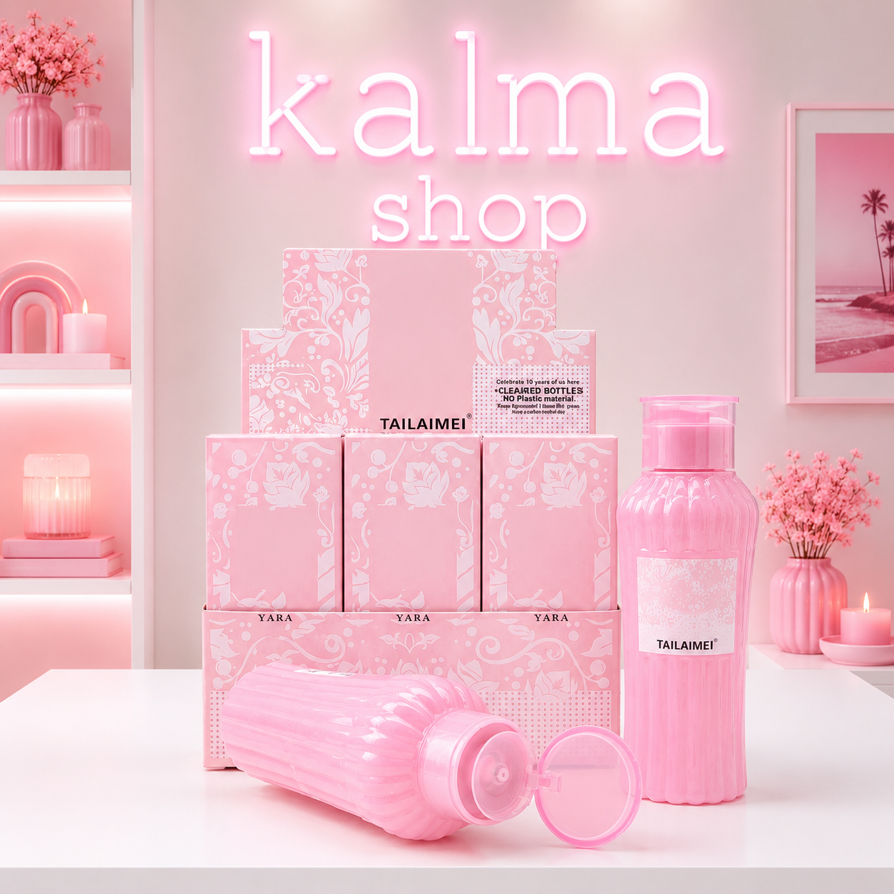 Agua micelar arabe rosa