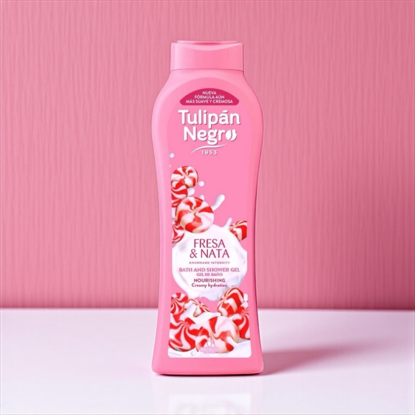 Gel de baño fresa nata