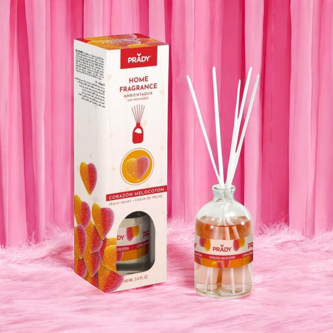 Nuevo mikado chuche corazón melocotón