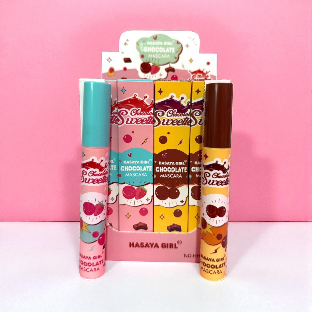 Máscara de pestañas de chocolate
