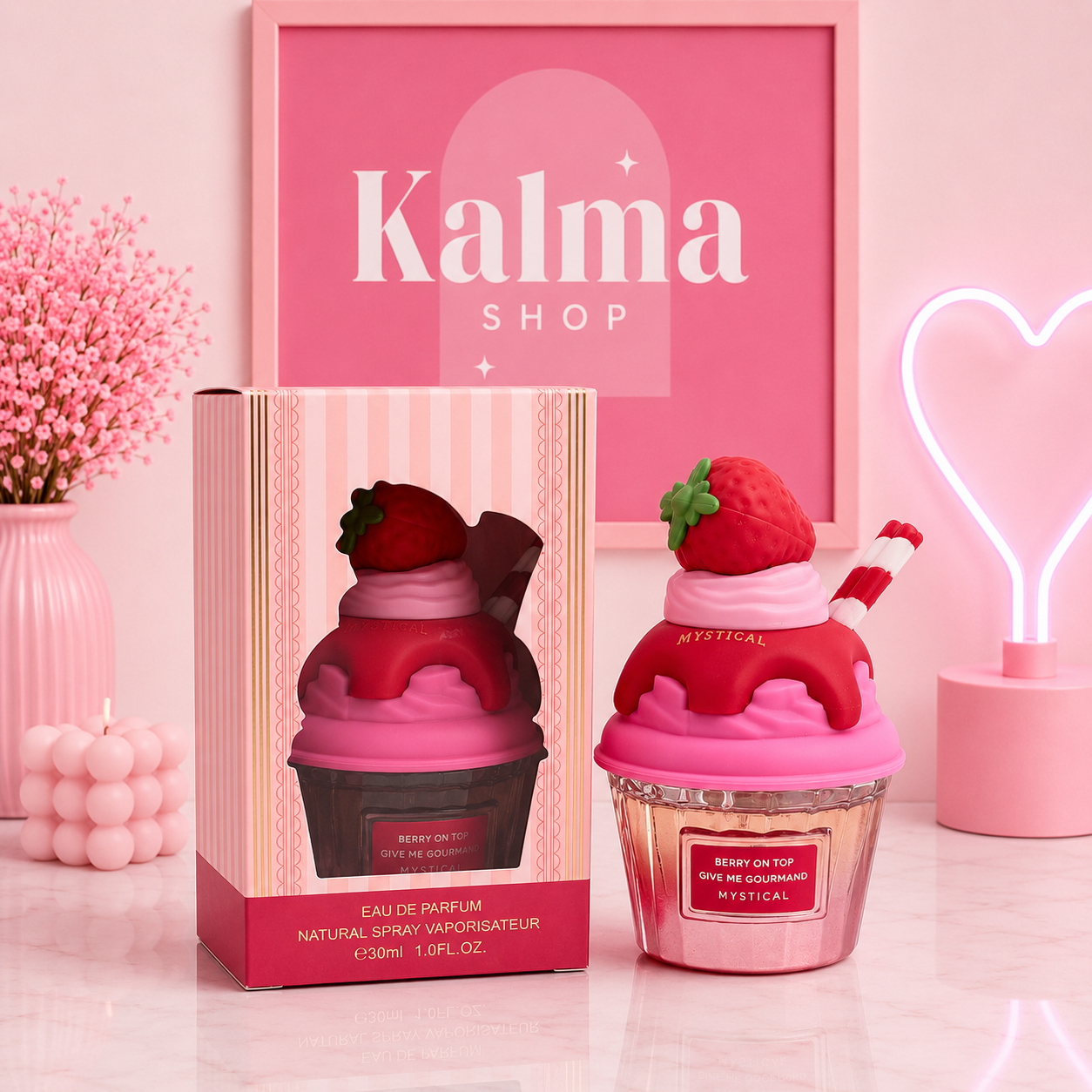 Mini perfume helado arabe fresa 30ml