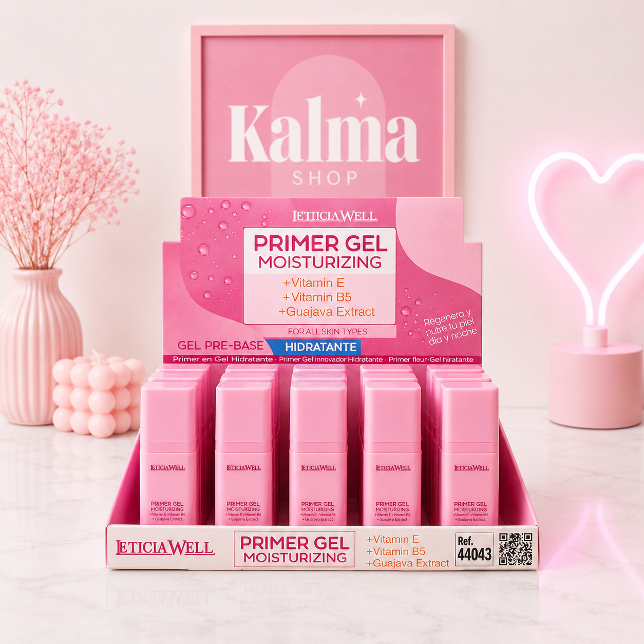 Primer gel facial (vitamina E, vitamina B5 y extracto de guayaba)