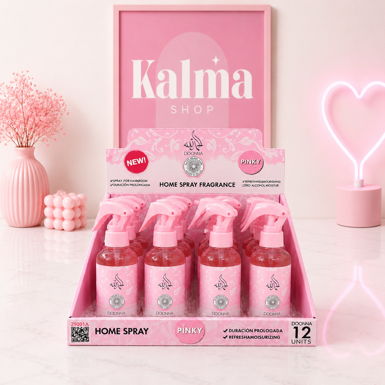 Ambientador spray arabe rosa