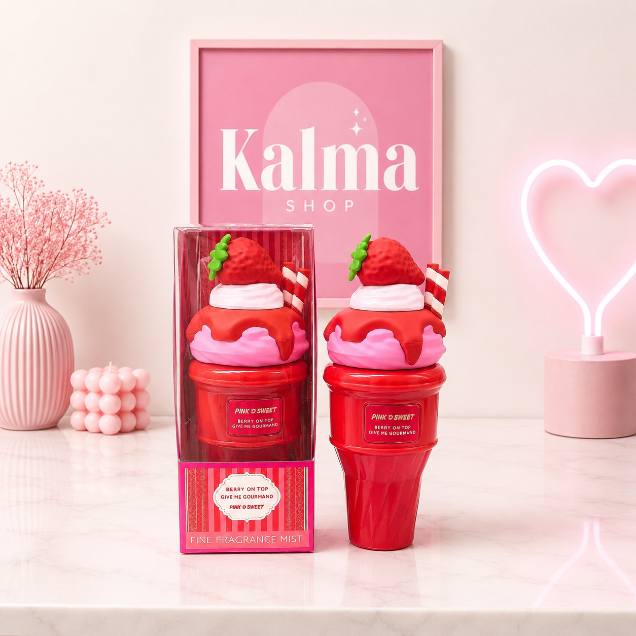 Fragancia helado arabe fresa,dulce,vainilla