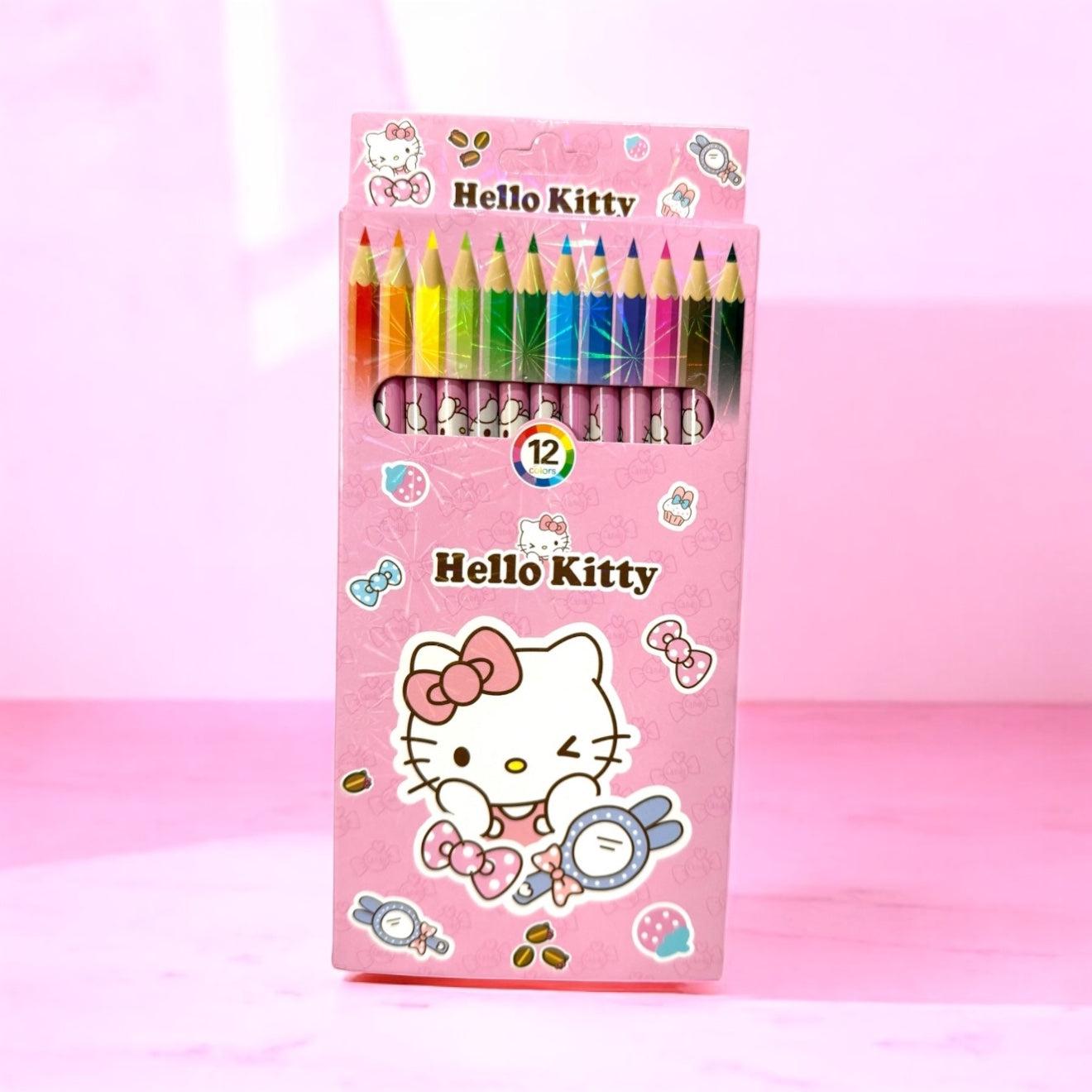 Set 12 colores hello kitty
