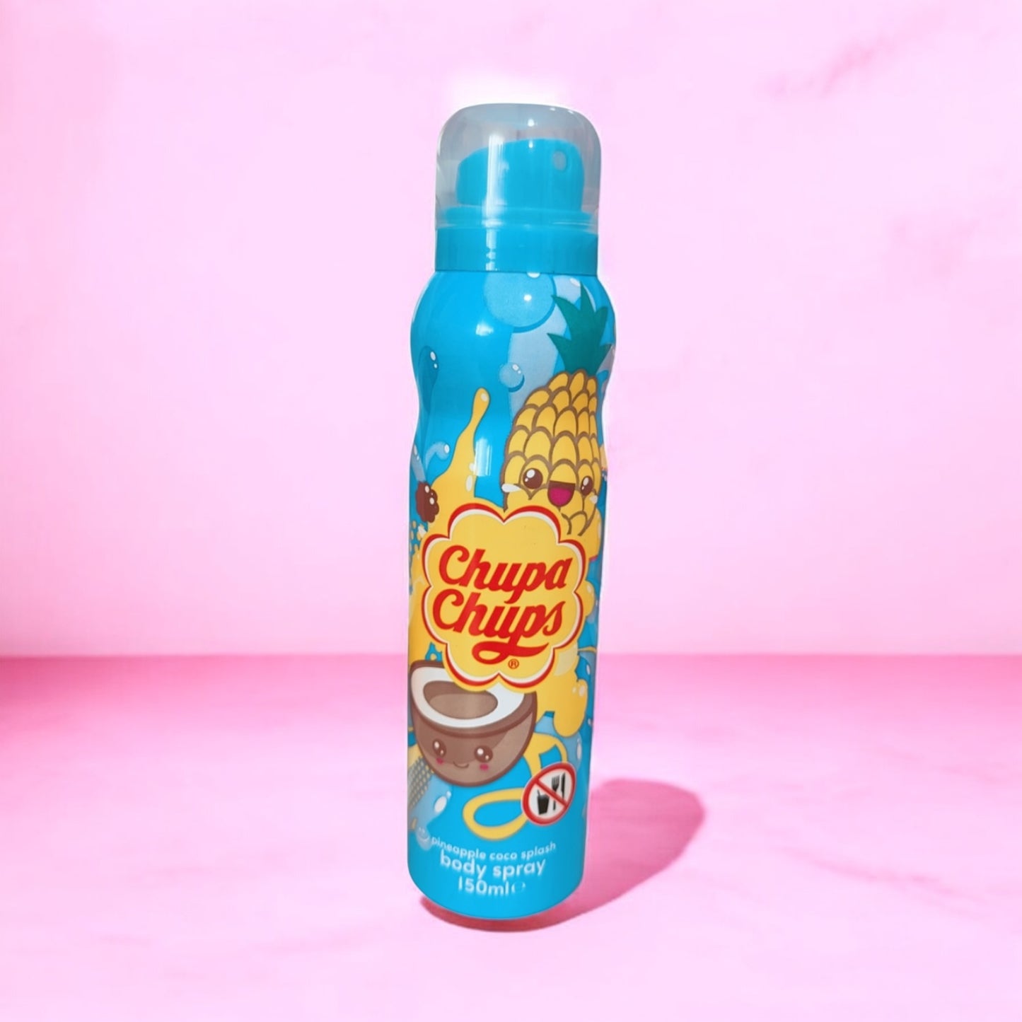 Body spray Chupa Chups coco y piña ( se puede usar por todo el cuerpo o como desodorante )