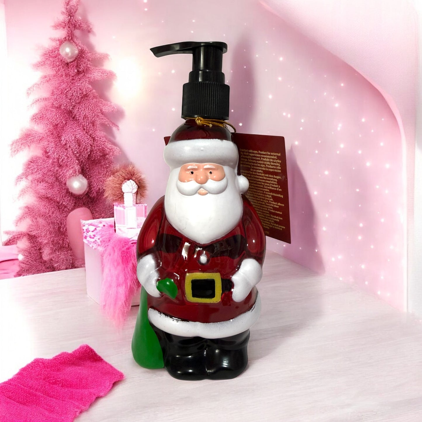 Jabón de manos papá Noel