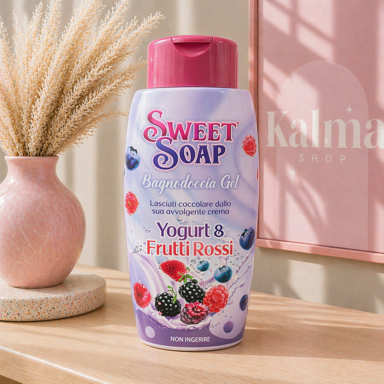 Gel de ducha italiano yogurt y frutos rojos