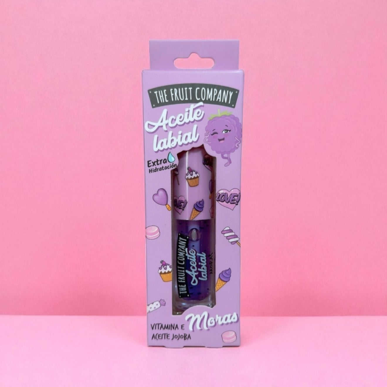 Aceite labial super hidratante de moras