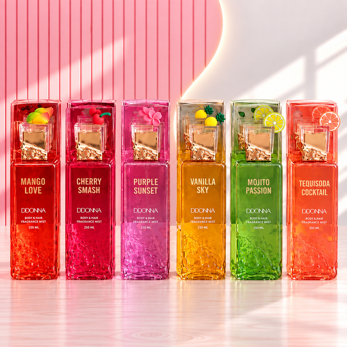 Colección cocktail para pelo y cuerpo