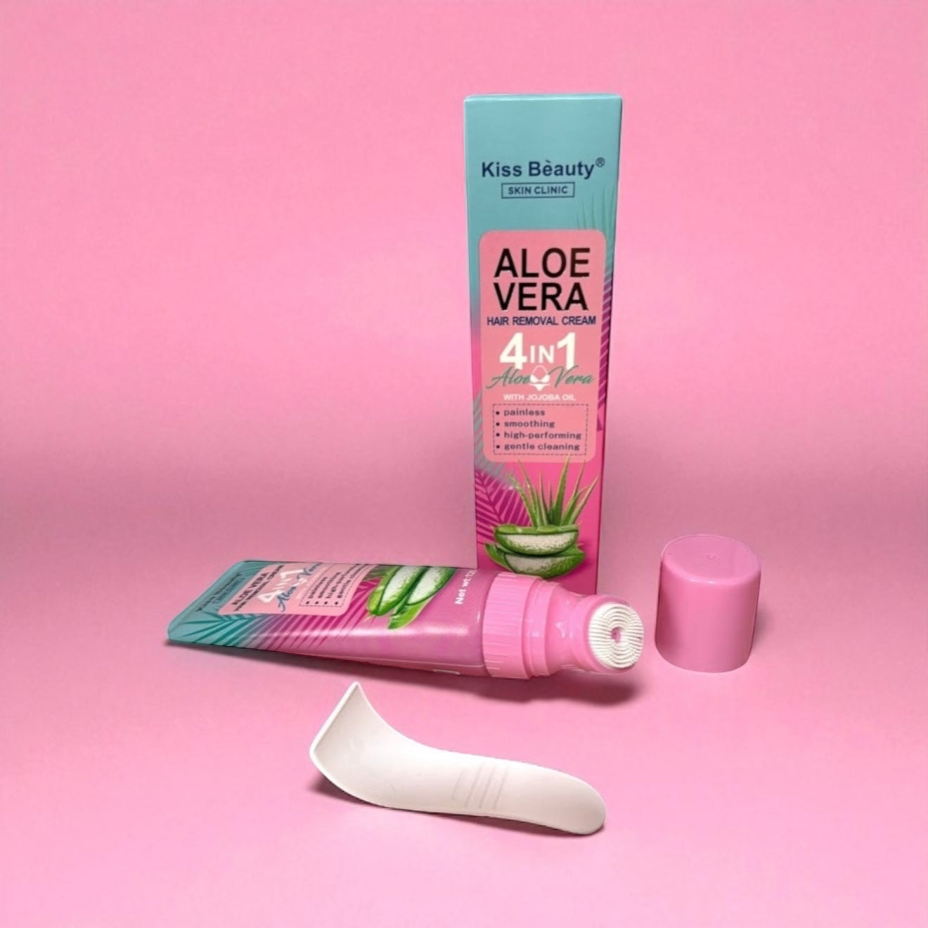 Crema depilatoria con aloe vera