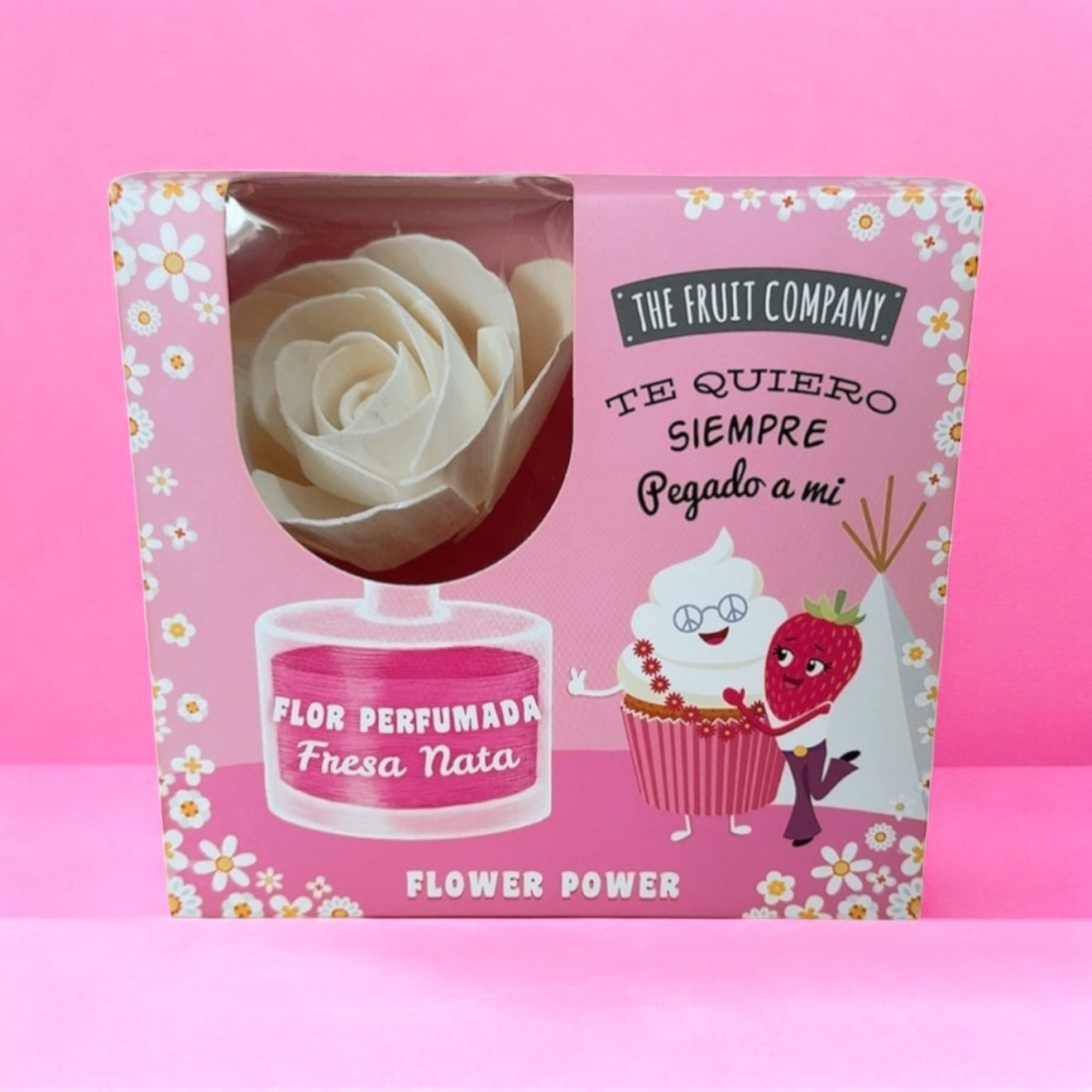 Ambientador flor fresa y nata