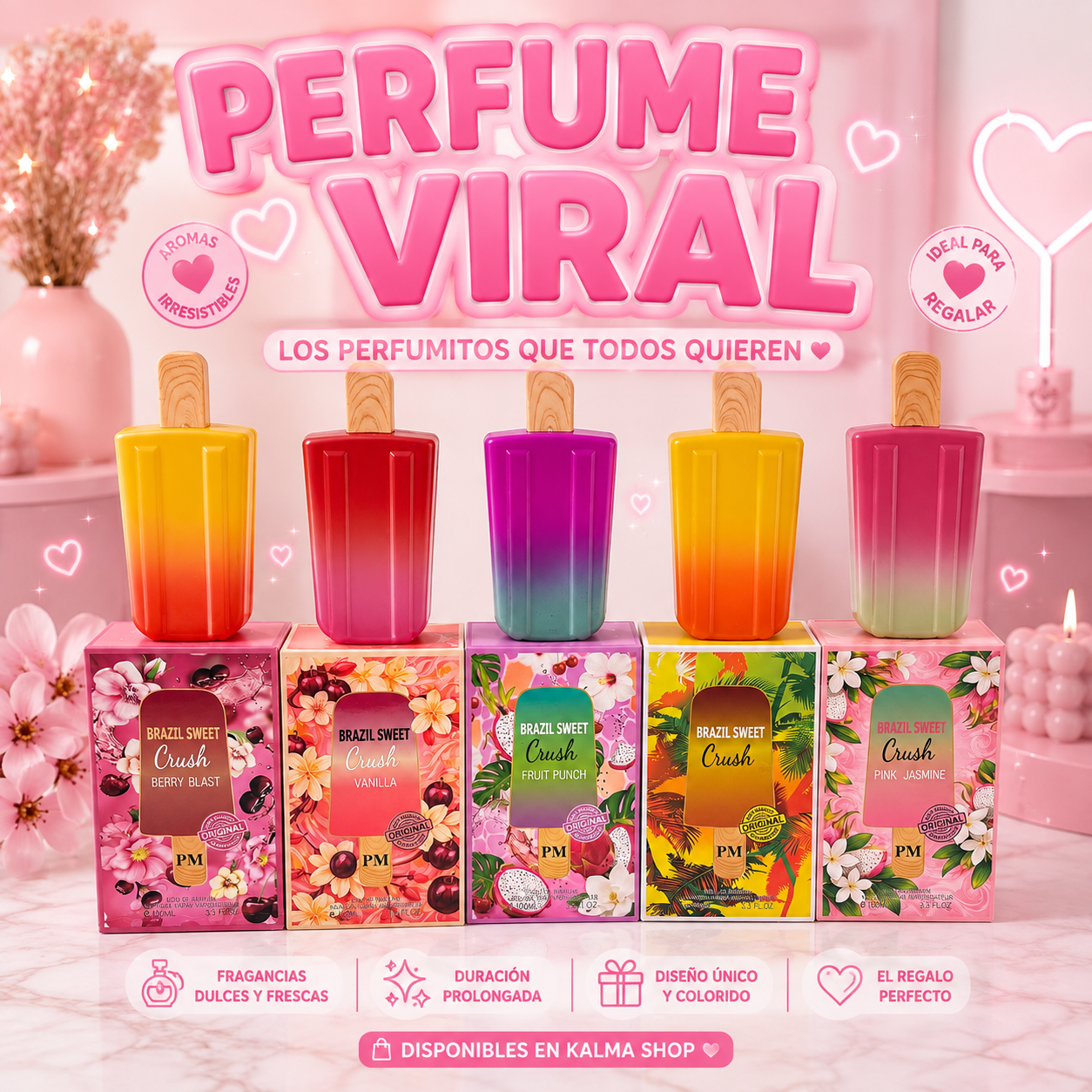 Perfumes helados virales