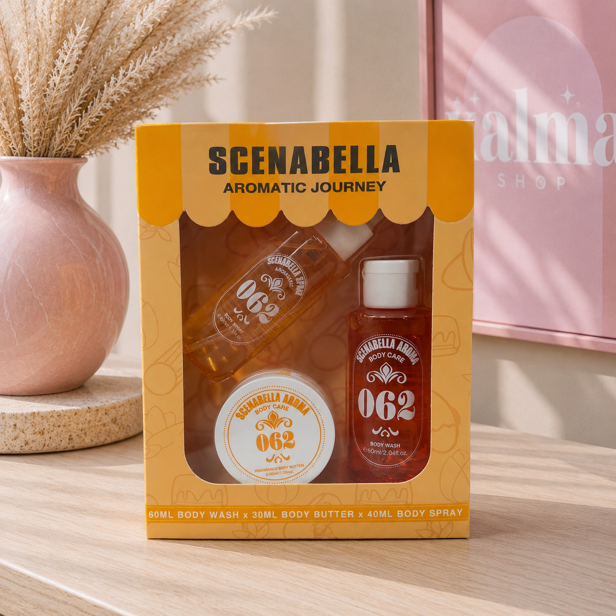 Pack janeiro 62 ( fragancia, crema corporal y gel de ducha )