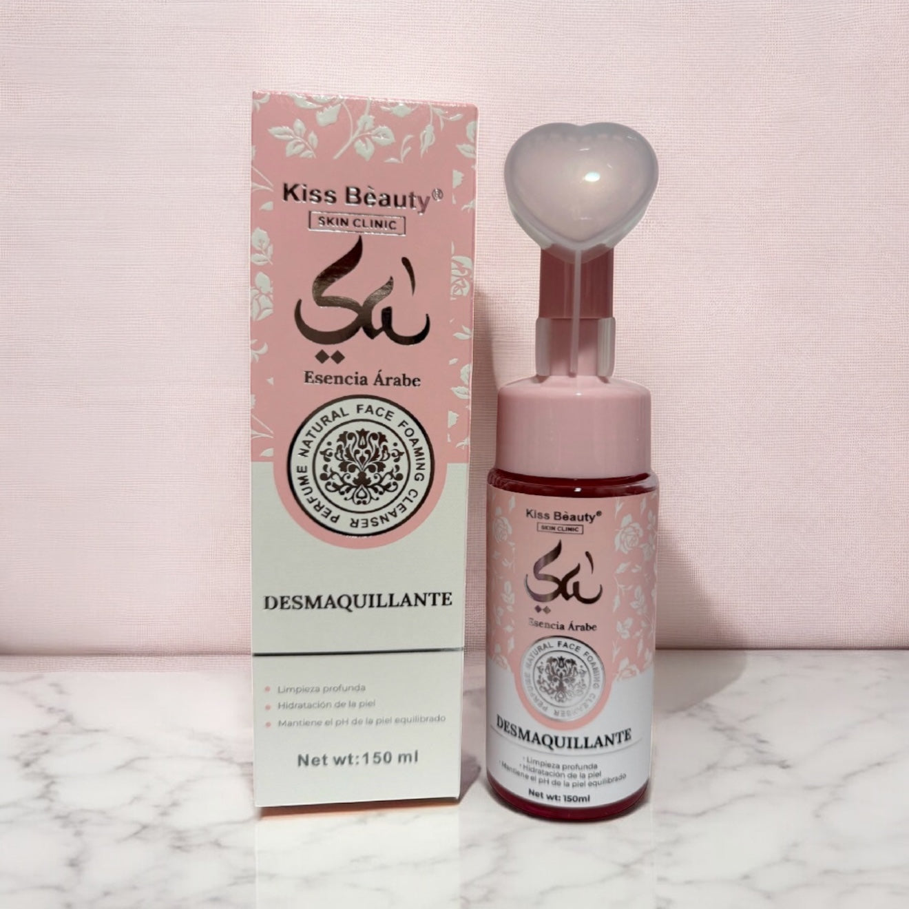 Limpiador facial en espuma yara