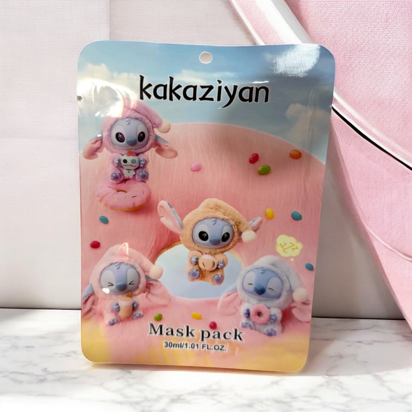 Mascarilla facial de stitch