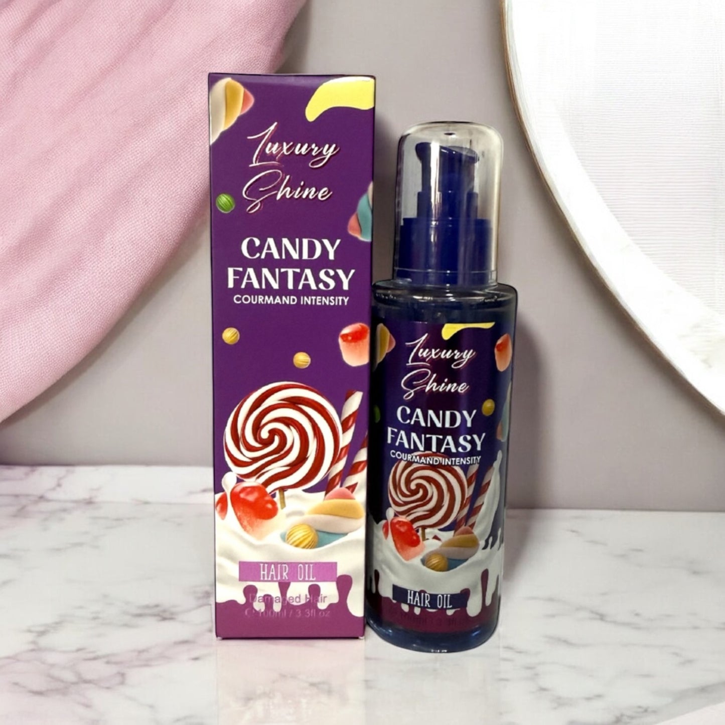 Serúm para el pelo candy fantasy ( caramelo frutas )