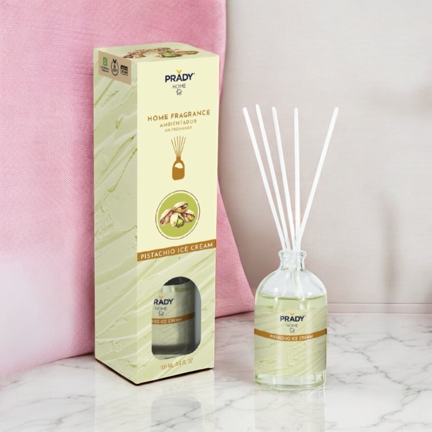 Ambientador mikado helado de pistacho