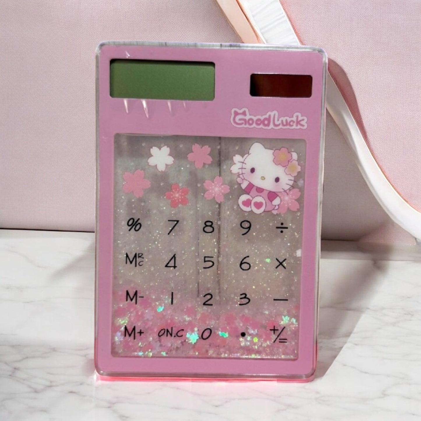 Calculadora solar de hello kitty