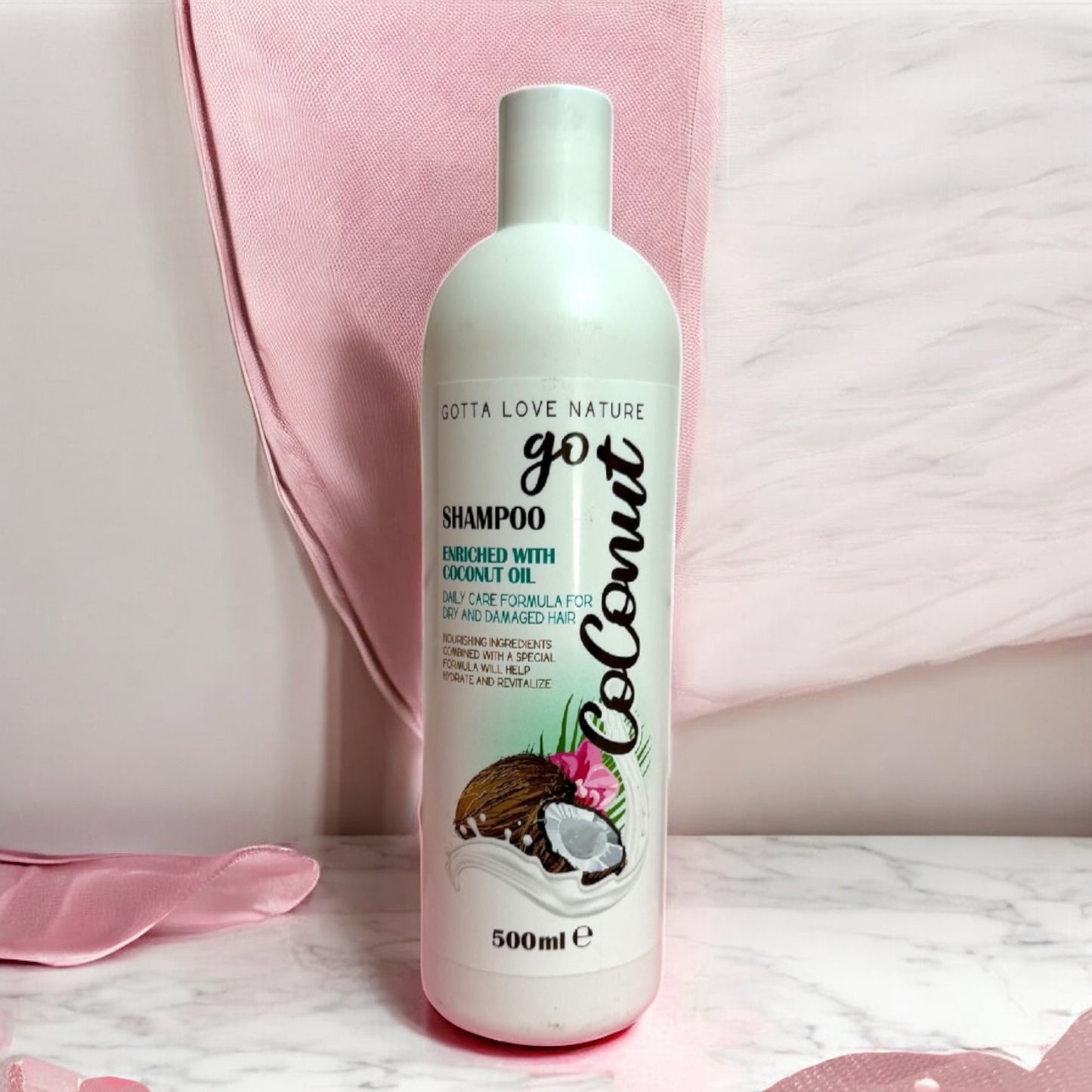 Shampoo de coco ( repara cabello seco y dañado )