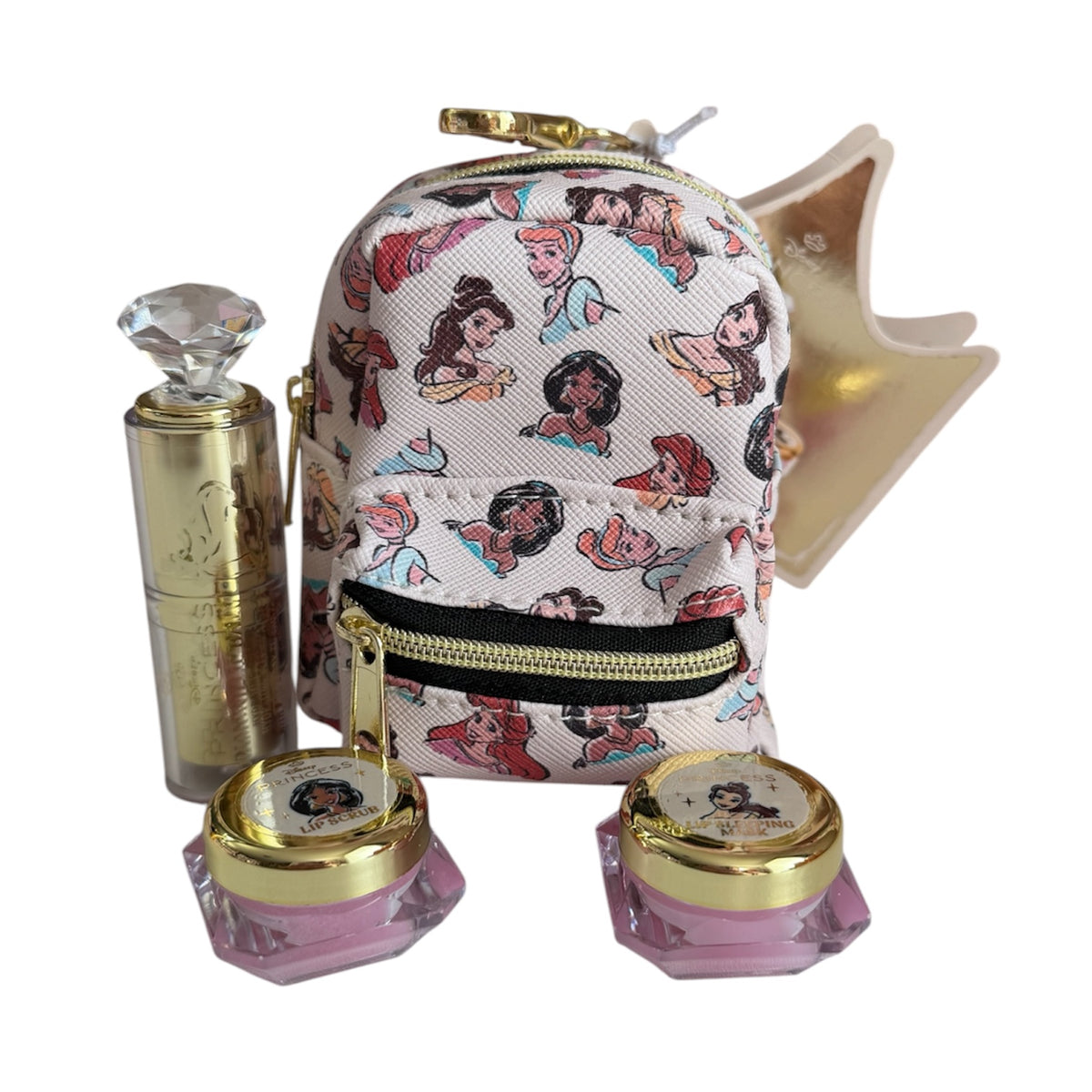 Llavero monedero en forma de mochila + cuidado de labios