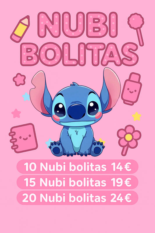 Dinámica Nubi bolitas especial Stitch