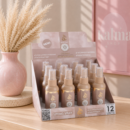 Spray fijador de maquillaje eclair vainilla caramelo