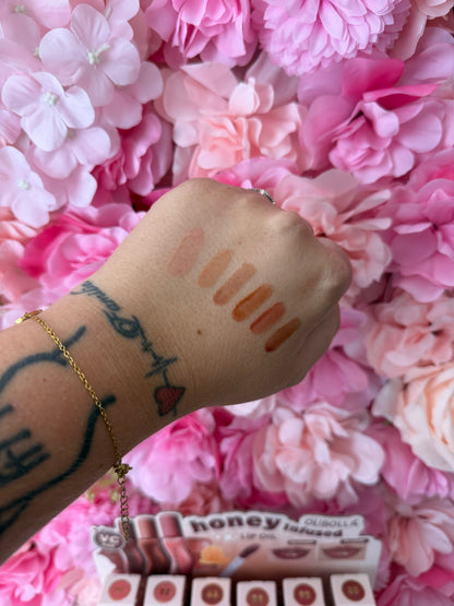 Brillo de labios con color inspiración
