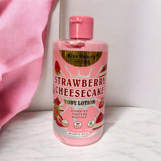 Crema corporal strawberry cheesecake