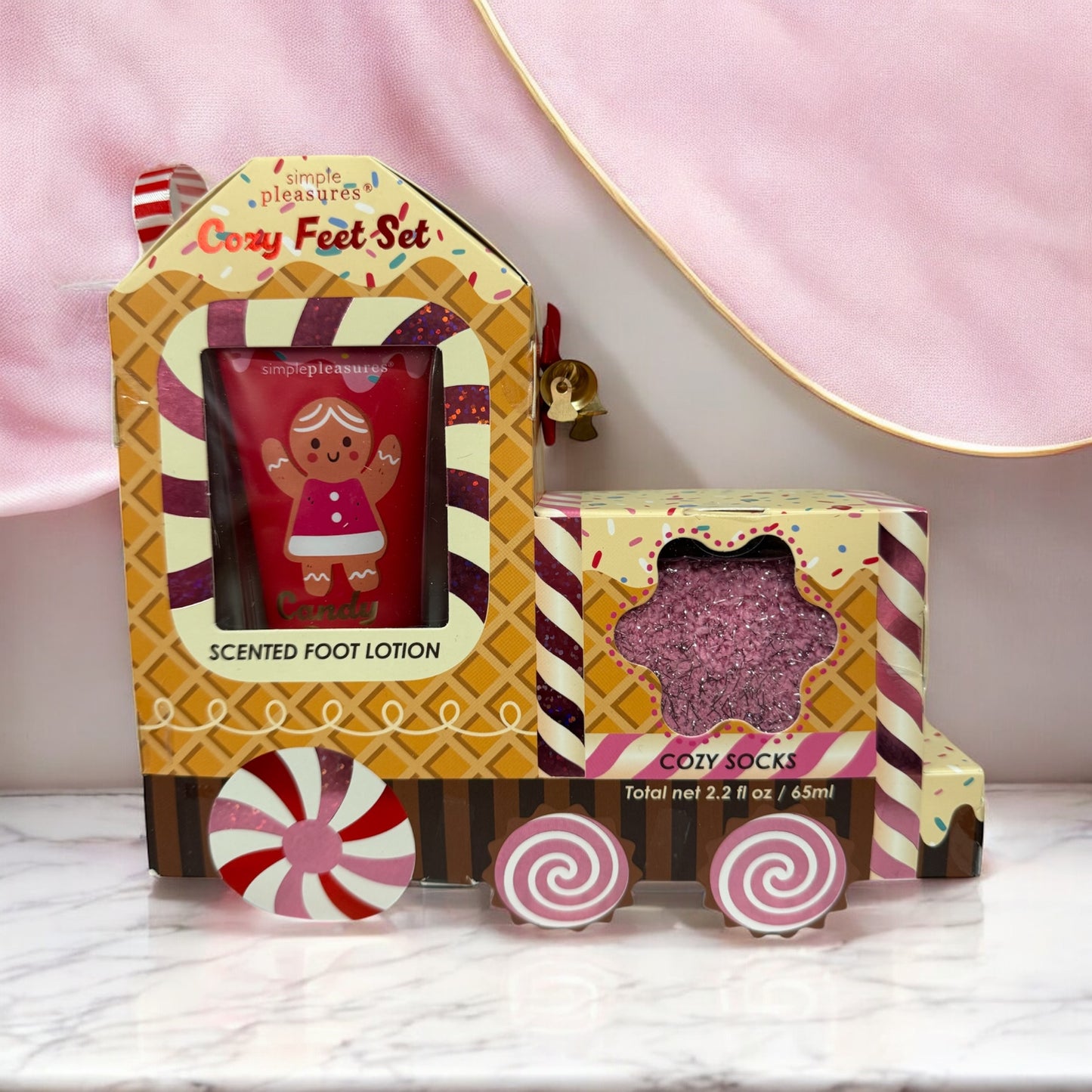 Pack Navidad calcetines de pelito + crema para pies